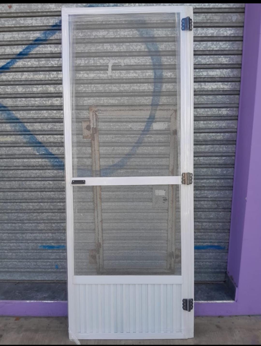 Mosquitero de aluminio para puerta